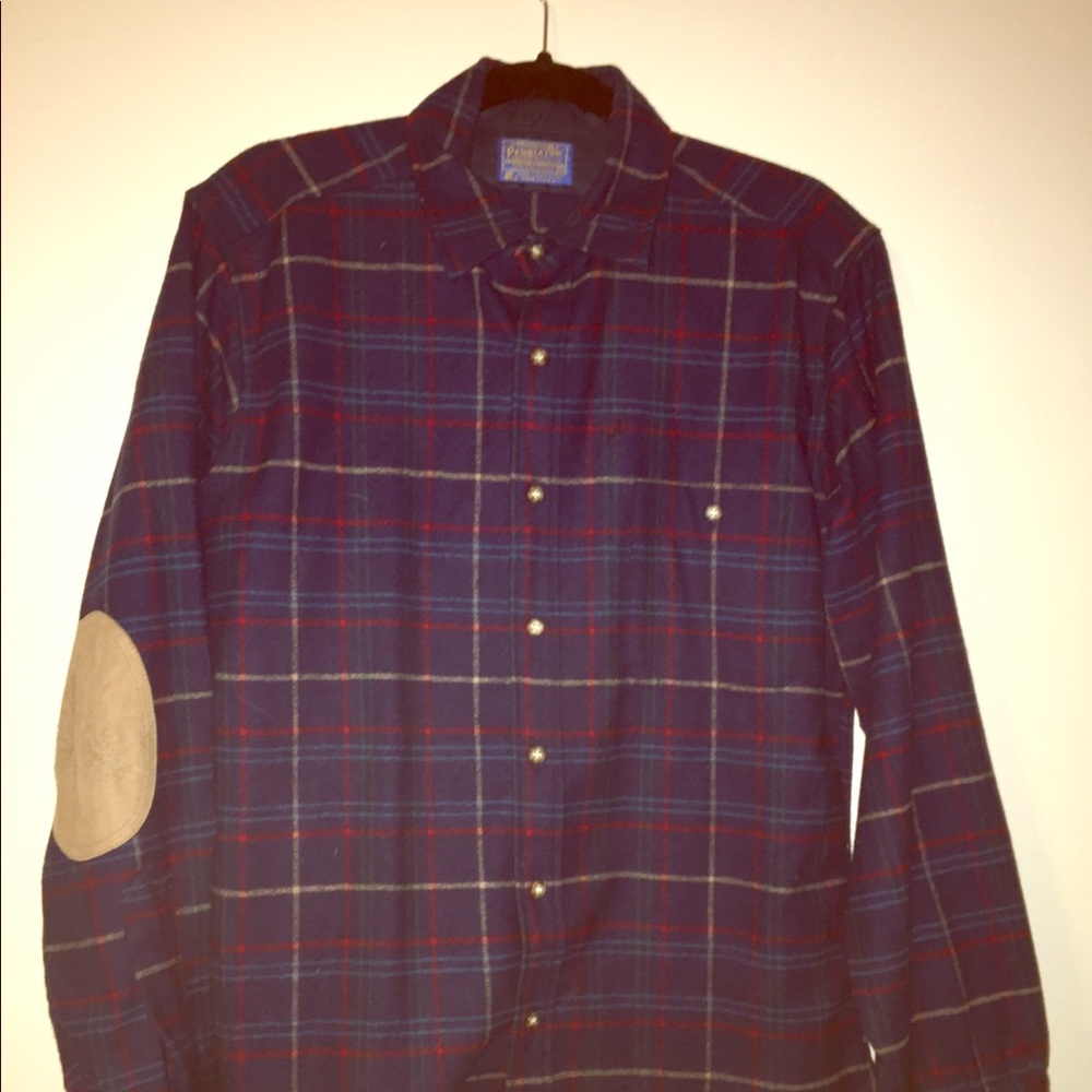 Pendleton Heavy Wool Flannel w/ patches